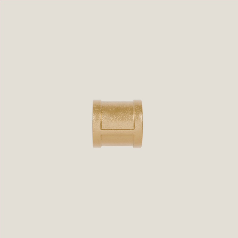 Koppelstuk 3/4" – goud
