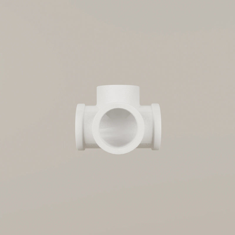 4-voudige connector 90° – Wit