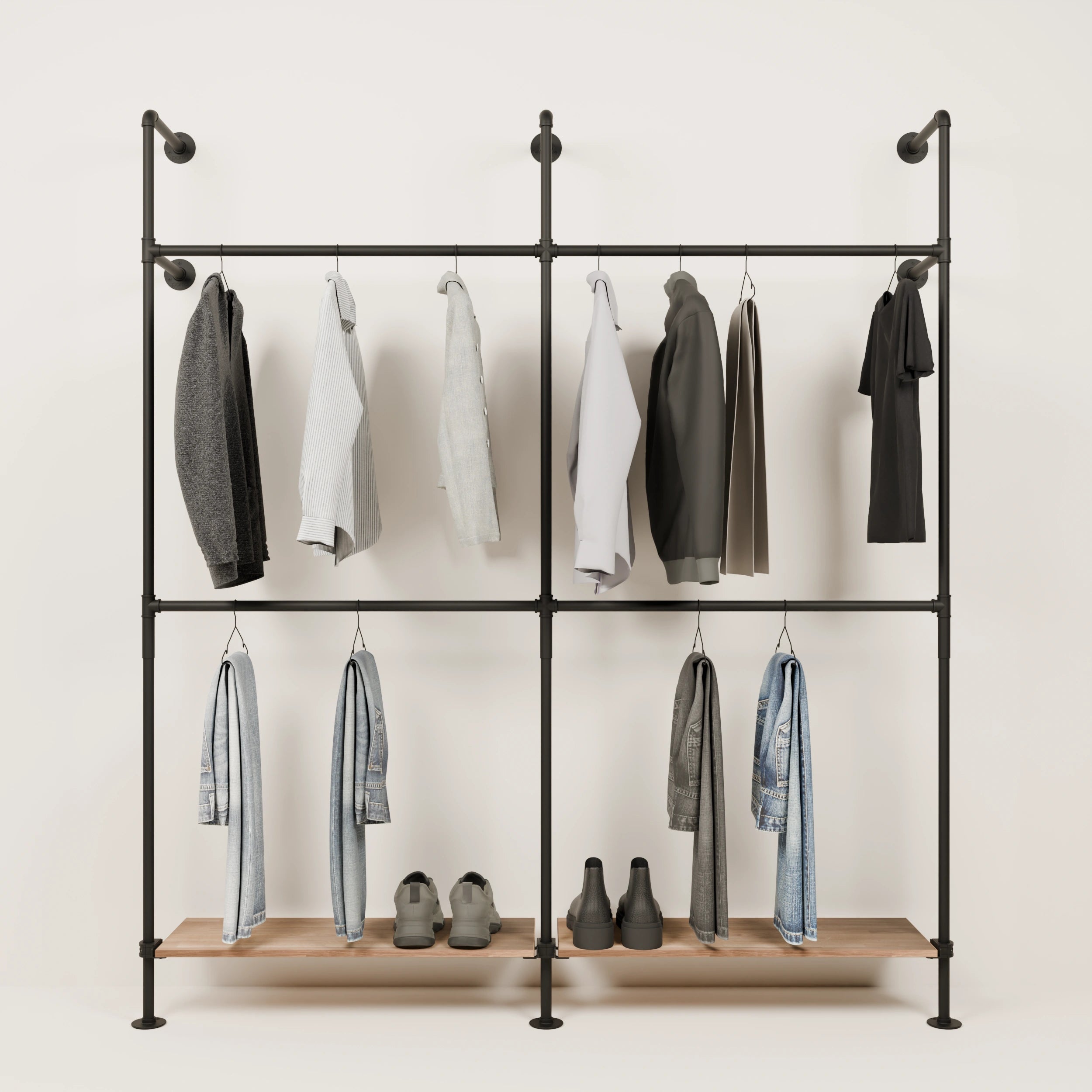 KIM DOUBLE 2 OAK – 2 planken onderaan