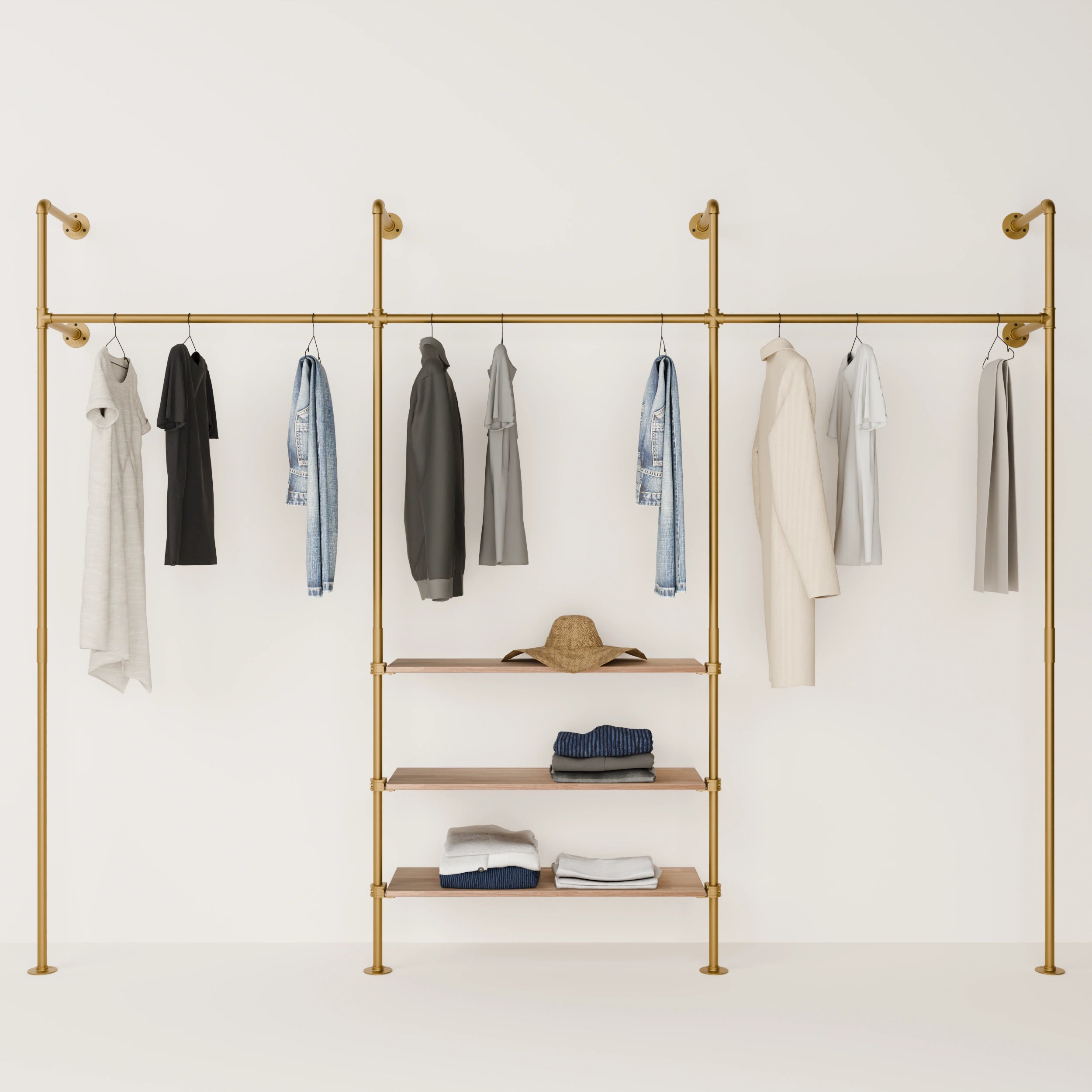 KIM 3 OAK – 3 Regalböden | Gold