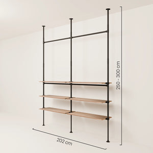 LOFT 2 OAK – 6 Regalböden