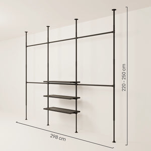 LOFT 3 METAL – 3 shelves below