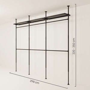 LOFT 3 METAL – 3 shelves above