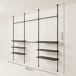 LOFT 3 METAL – 6 shelves below