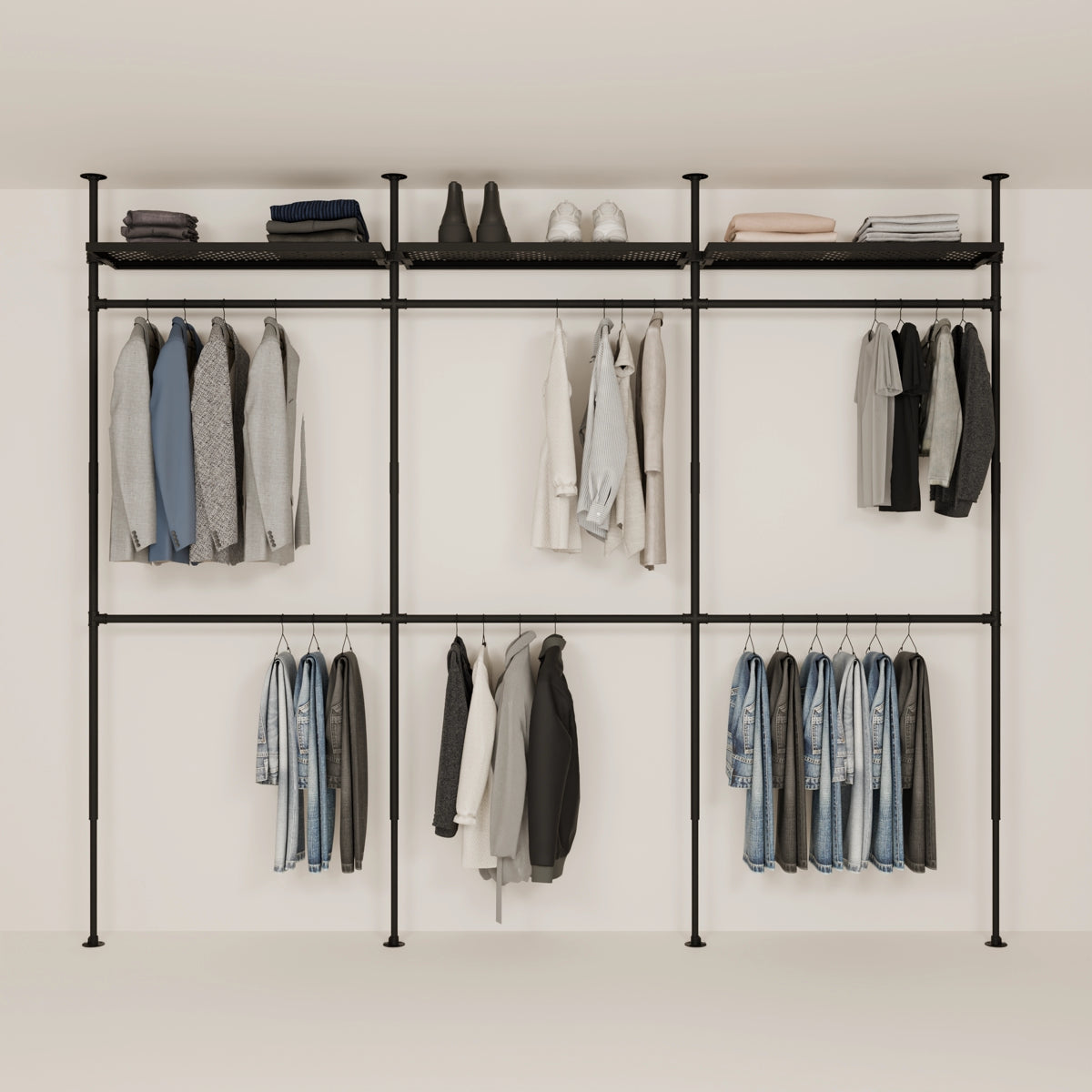 LOFT 3 METAL – 3 shelves above