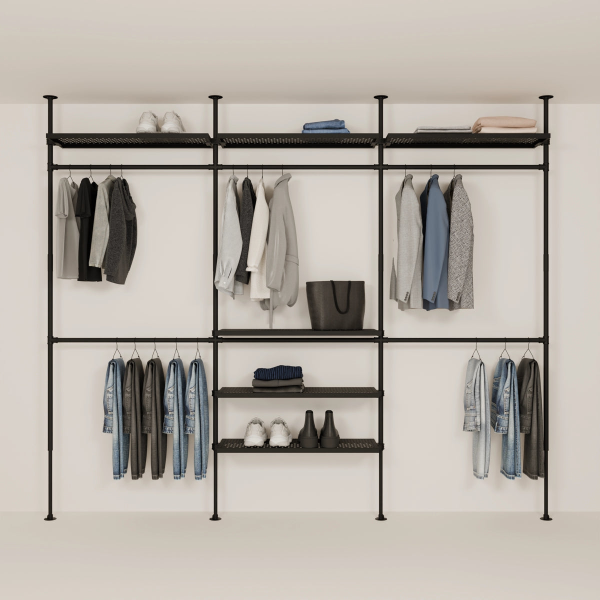 LOFT 3 METAL – 6 shelves above