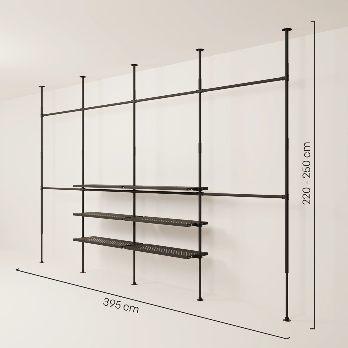 LOFT 4 METAL – 6 planken in het midden