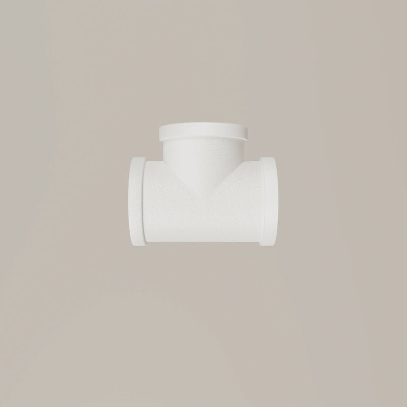 T-stuk connector – Wit