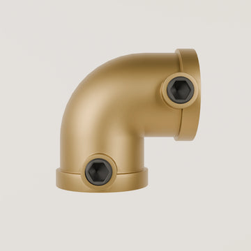 Fitting 90° Klem – Goud