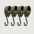 S-Haken – 4er Set | mit Gummischlaufe