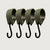 S-Haken – 4er Set | mit Gummischlaufe