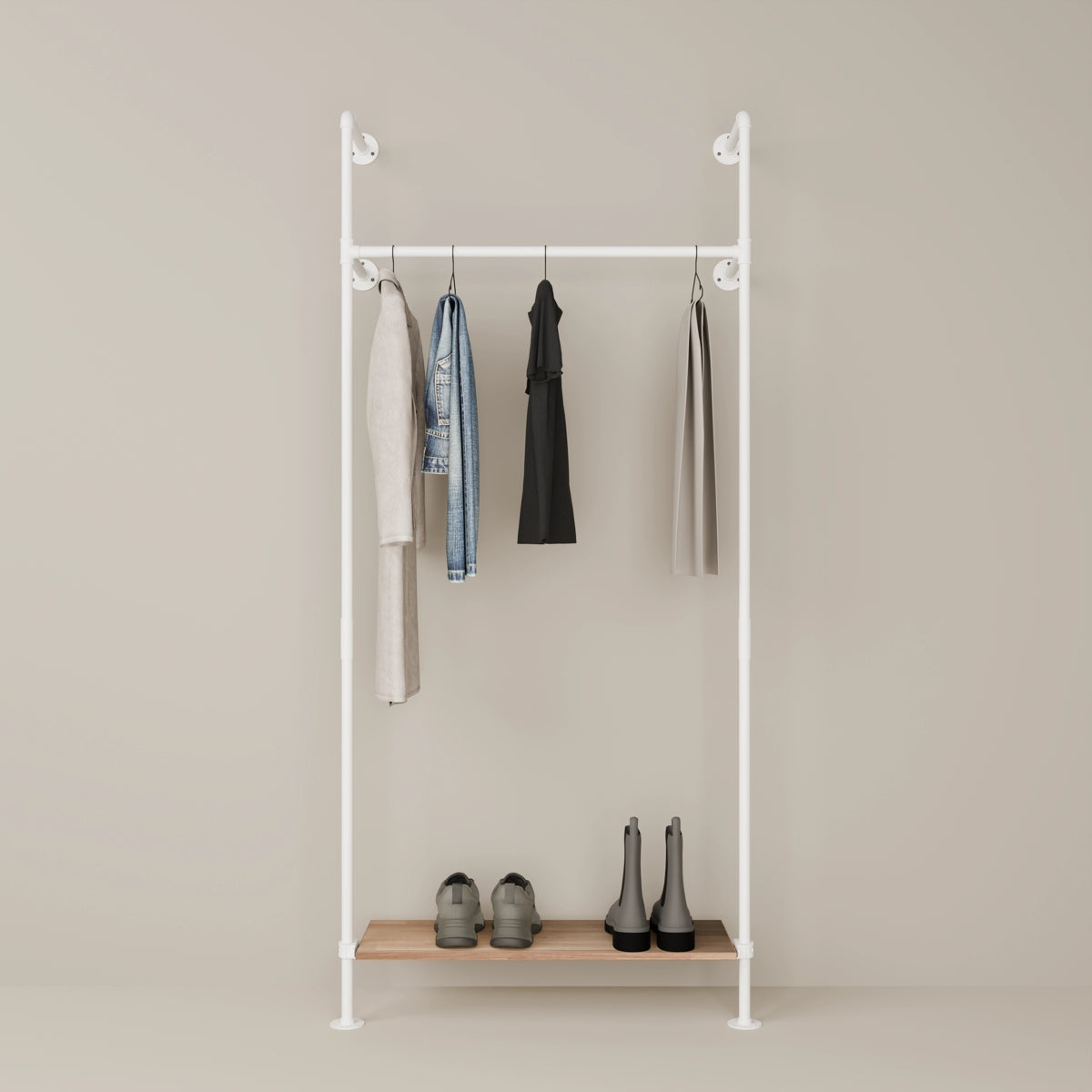 KIM 1 OAK – 1 onderste plank | wit