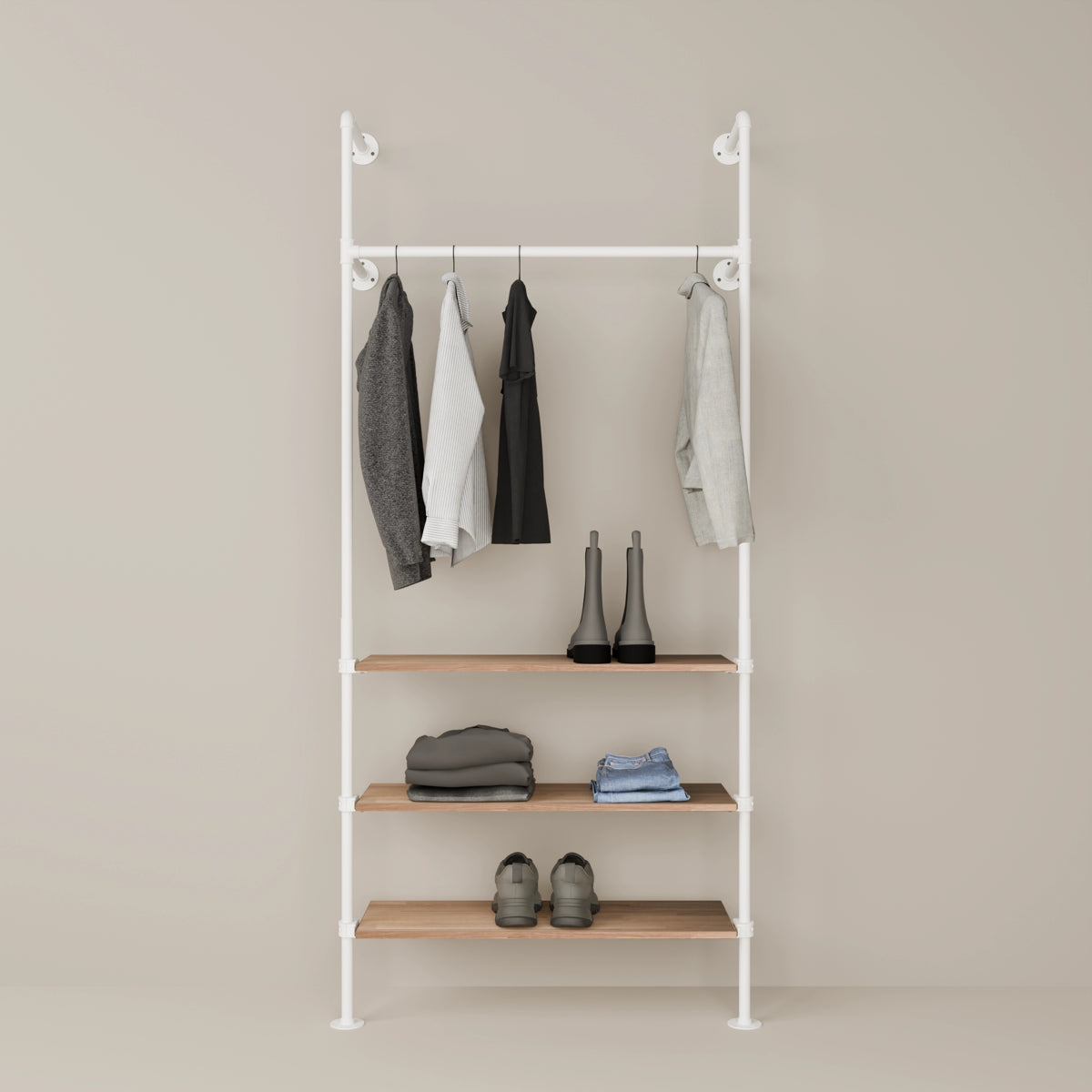 KIM 1 OAK – 3 planken | wit
