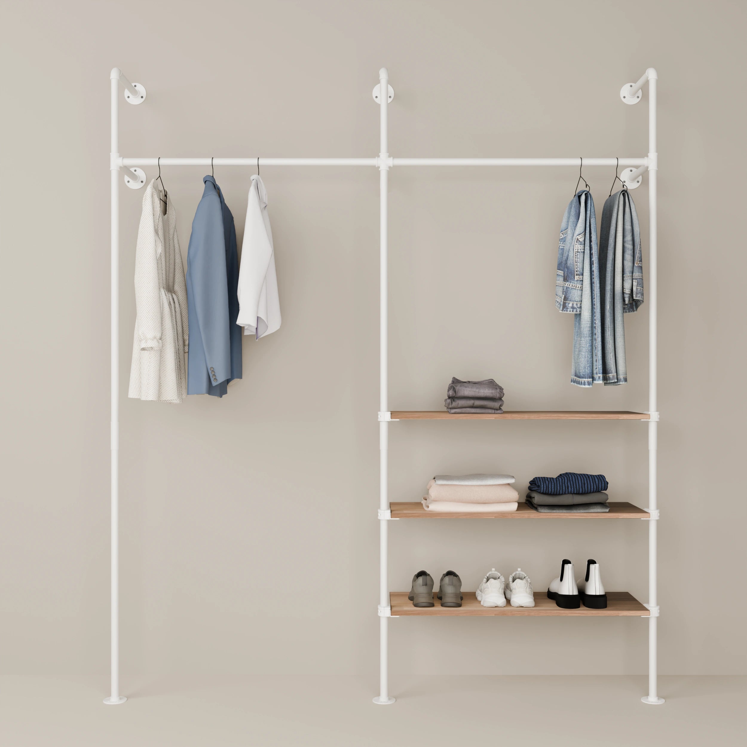 KIM 2 OAK – 3 planken | wit