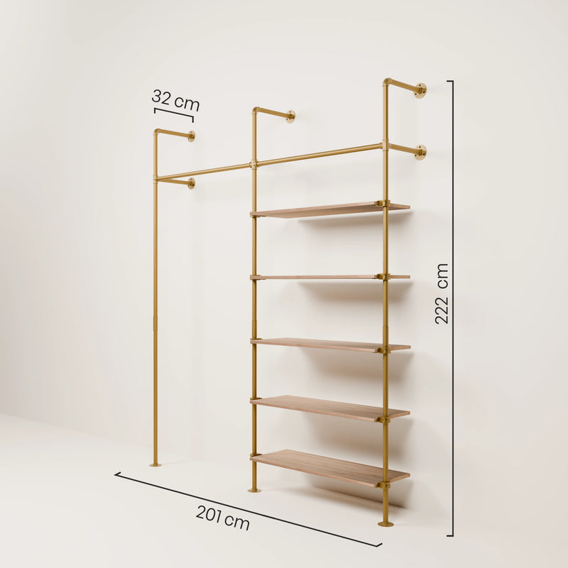 KIM 2 OAK – 5 planken | goud