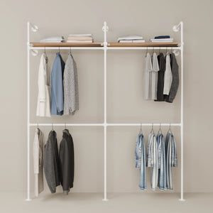 KIM DOUBLE 2 OAK – 2 bovenste planken | wit