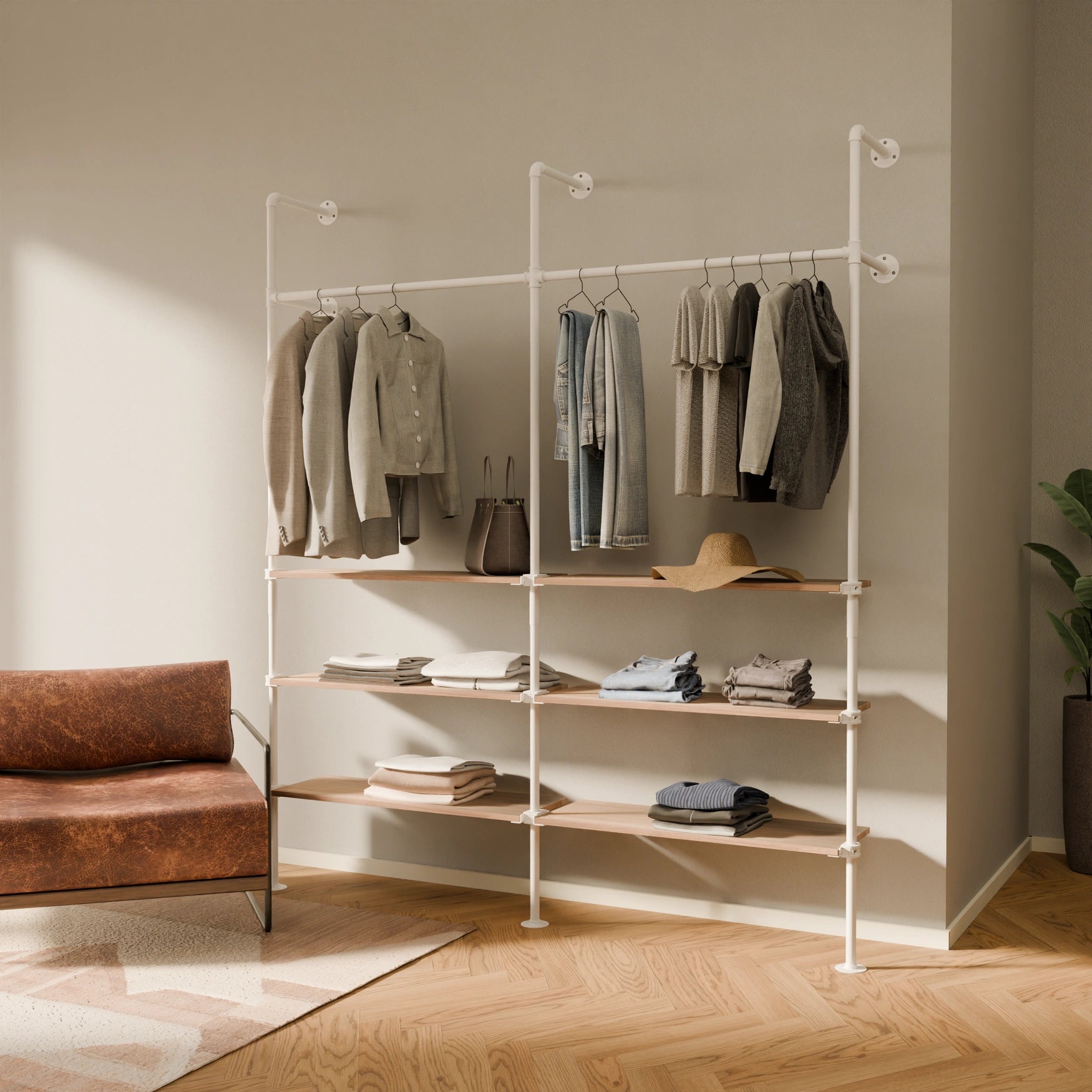 KIM 2 OAK – 6 planken | wit