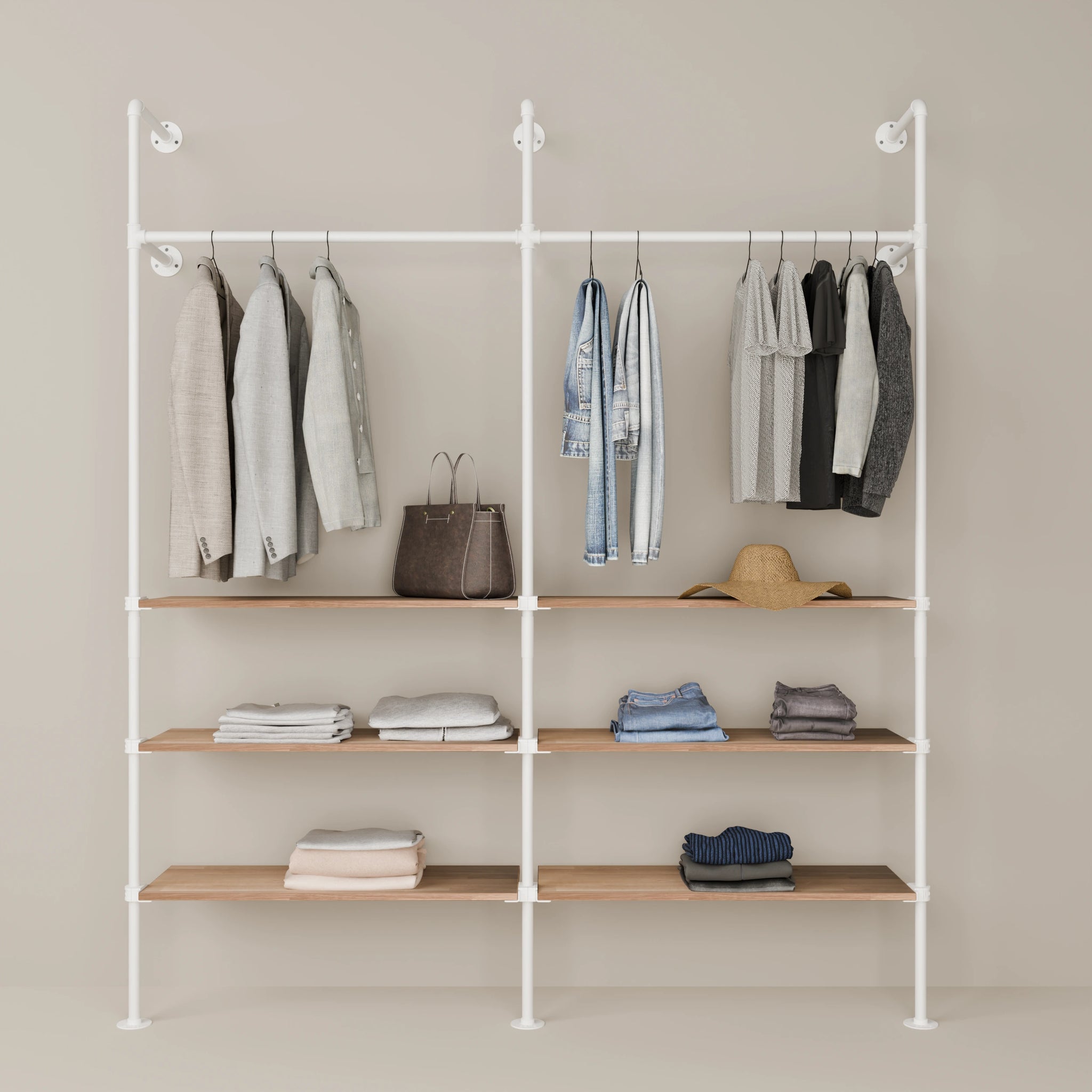 KIM 2 OAK – 6 planken | wit