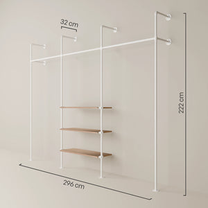 KIM 3 OAK – 3 planken | wit