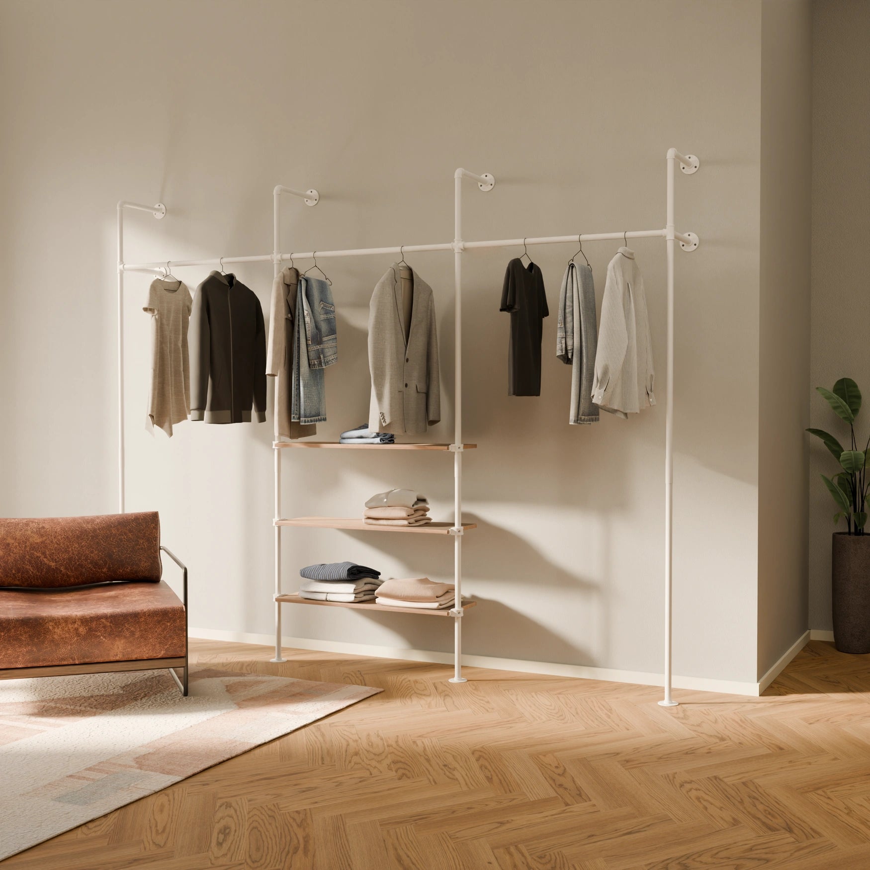KIM 3 OAK – 3 planken | wit