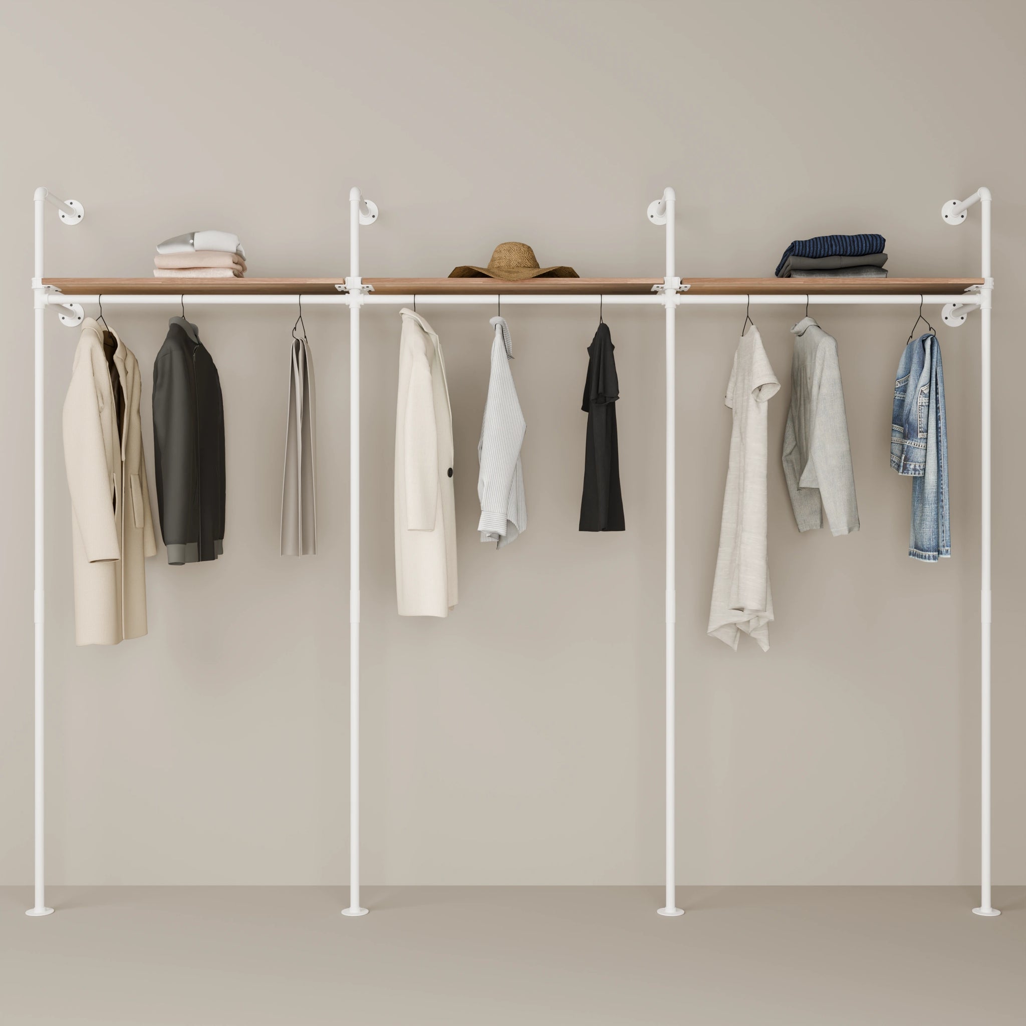 KIM 3 OAK – 3 bovenste planken | wit