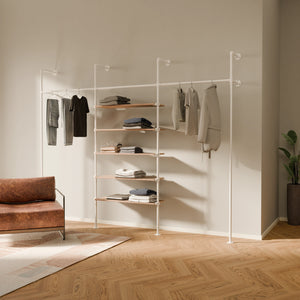 KIM 3 OAK – 5 planken | wit