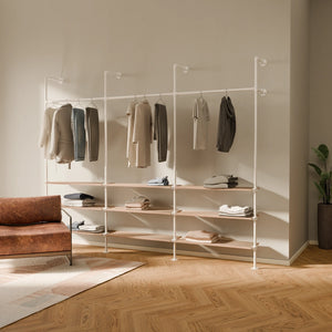 KIM 3 OAK – 9 planken | wit