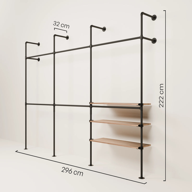 KIM DOUBLE 3 OAK – 3 planken
