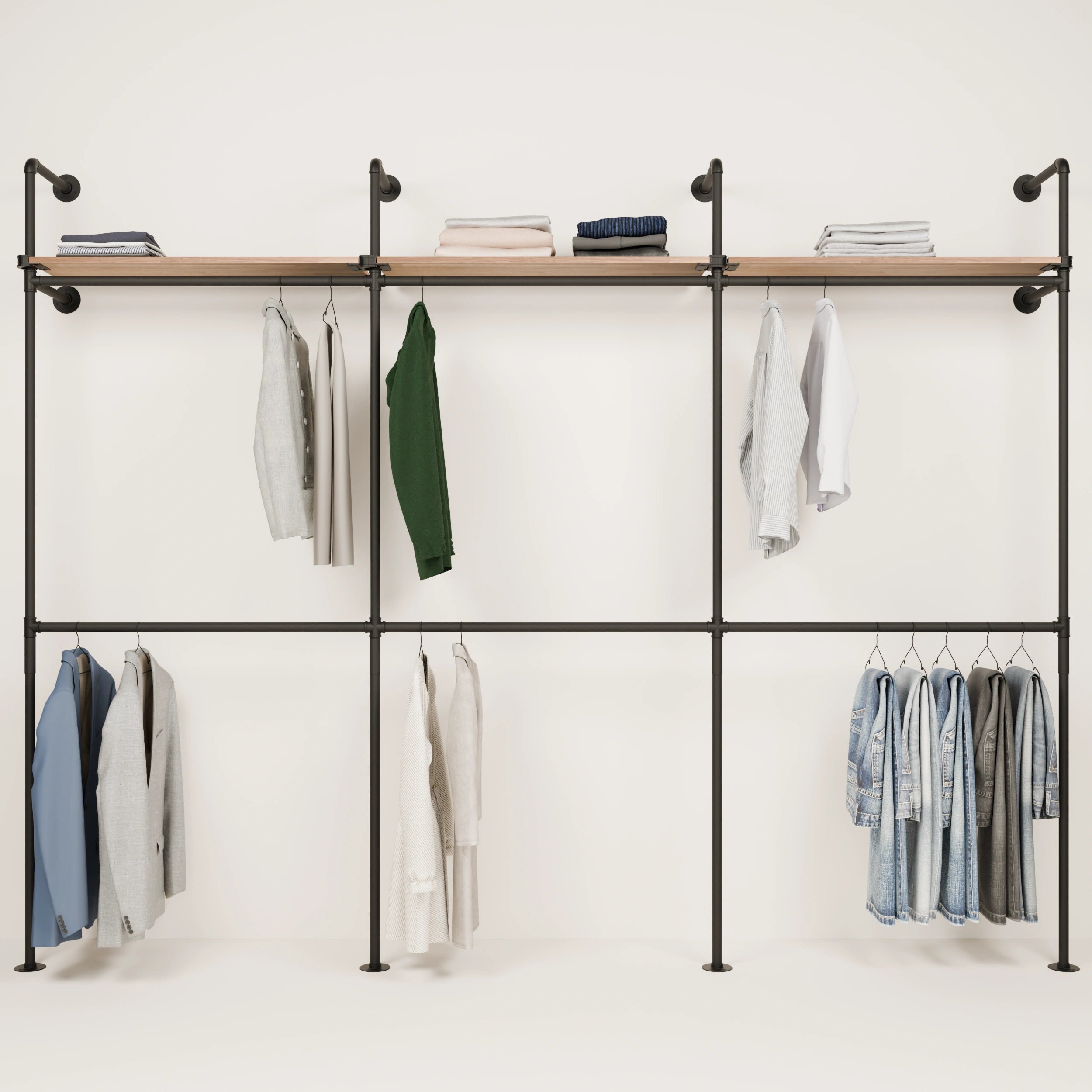 KIM DOUBLE 3 OAK – 3 planken bovenaan