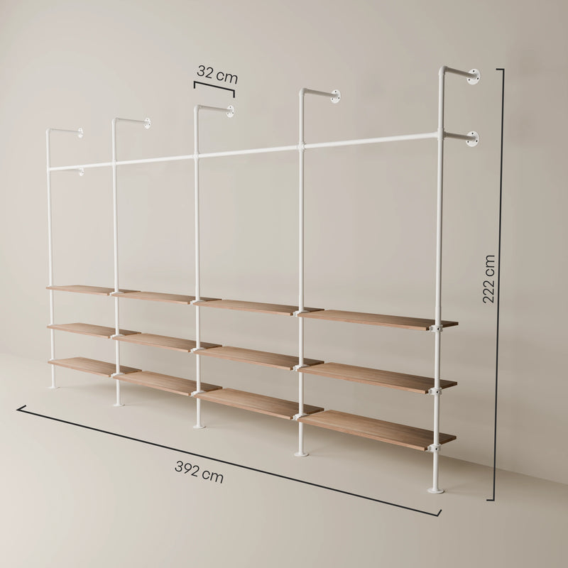KIM 4 OAK – 12 planken | wit