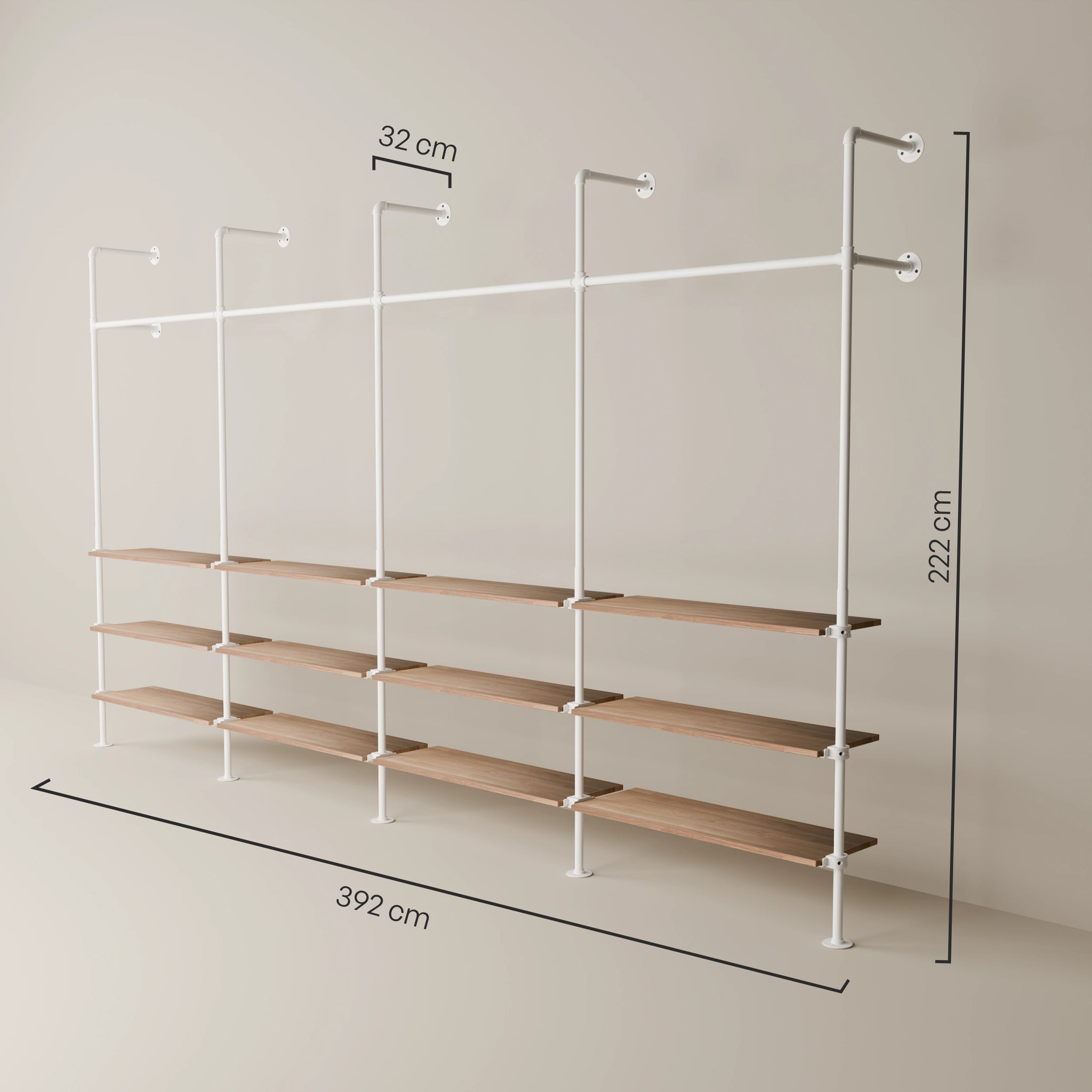 KIM 4 OAK – 12 planken | wit