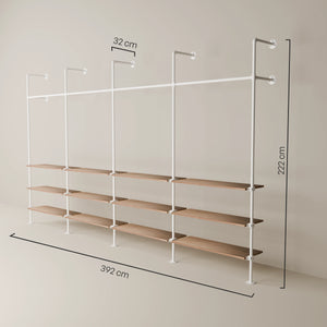 KIM 4 OAK – 12 planken | wit