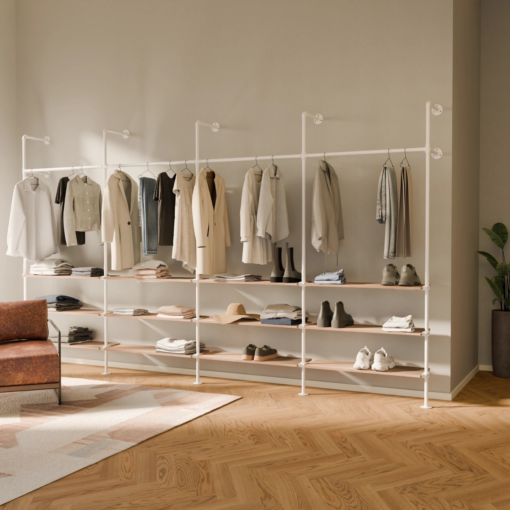 KIM 4 OAK – 12 planken | wit