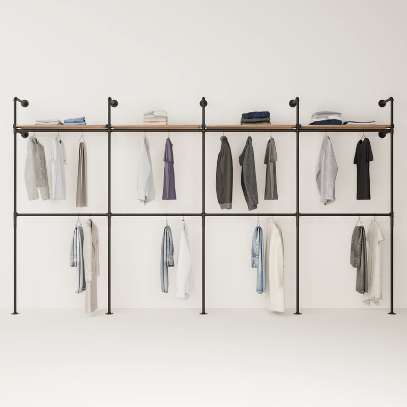 KIM DOUBLE 4 OAK –  4 shelves