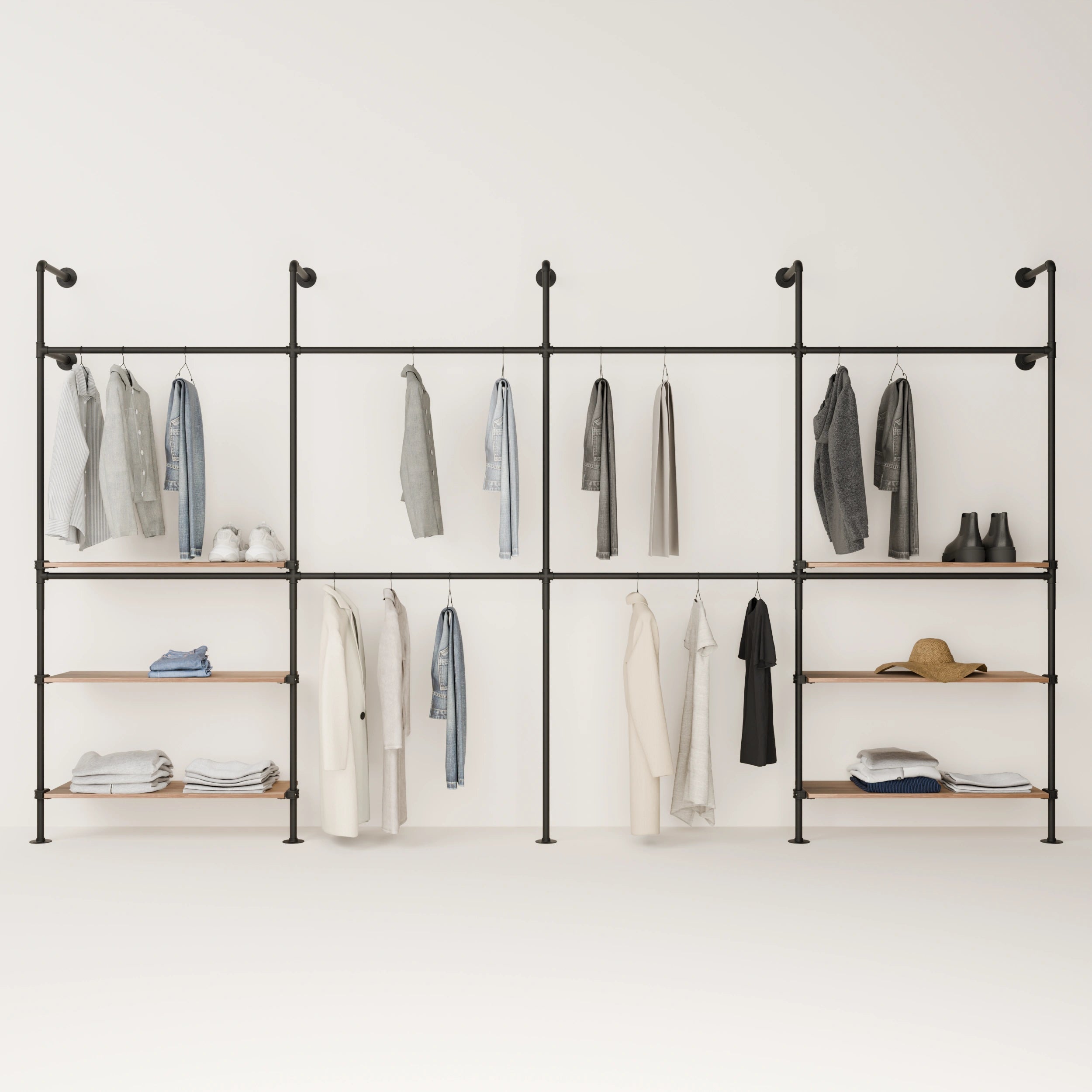 KIM DOUBLE 4 OAK – 6 Regalböden