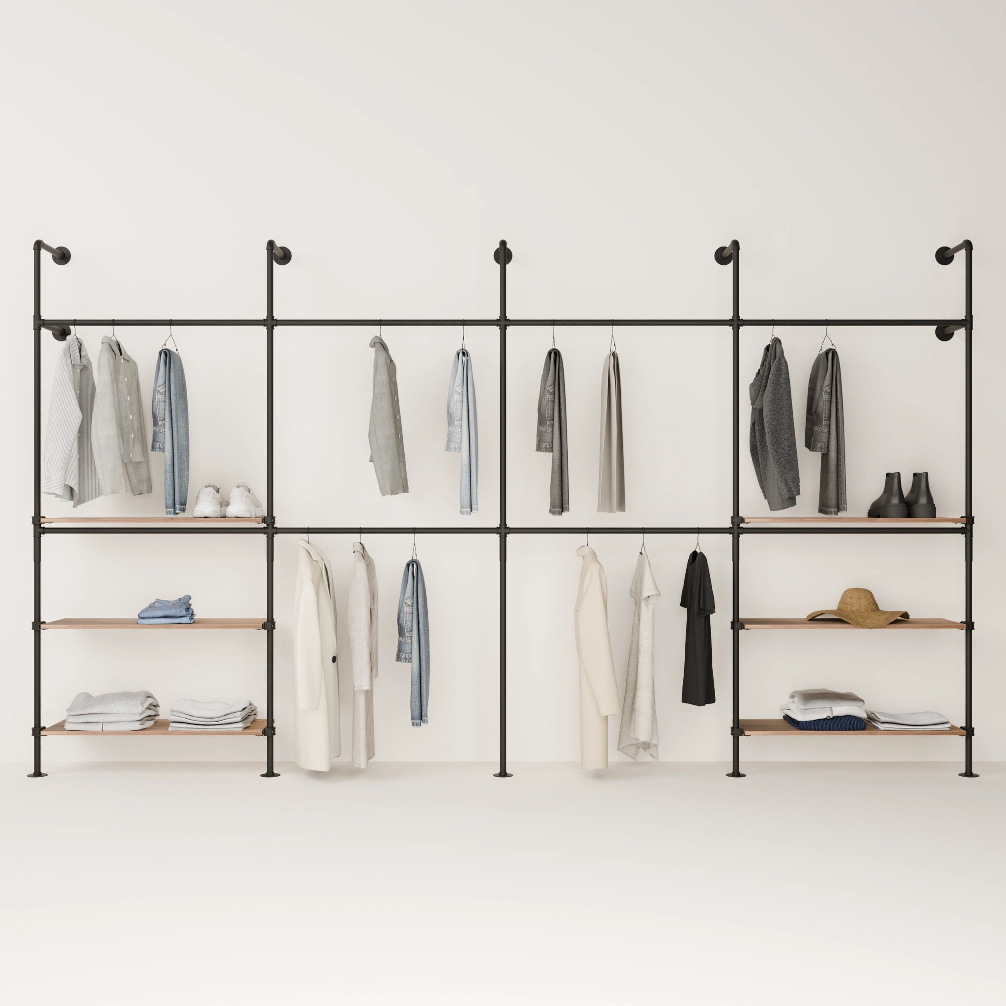 KIM DOUBLE 4 OAK – 6 Regalböden