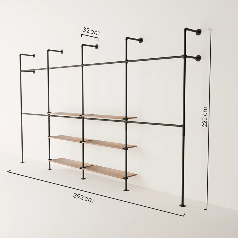 KIM DOUBLE 4 OAK – 6 planken in het midden