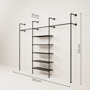 Maße Kleiderschrank offen