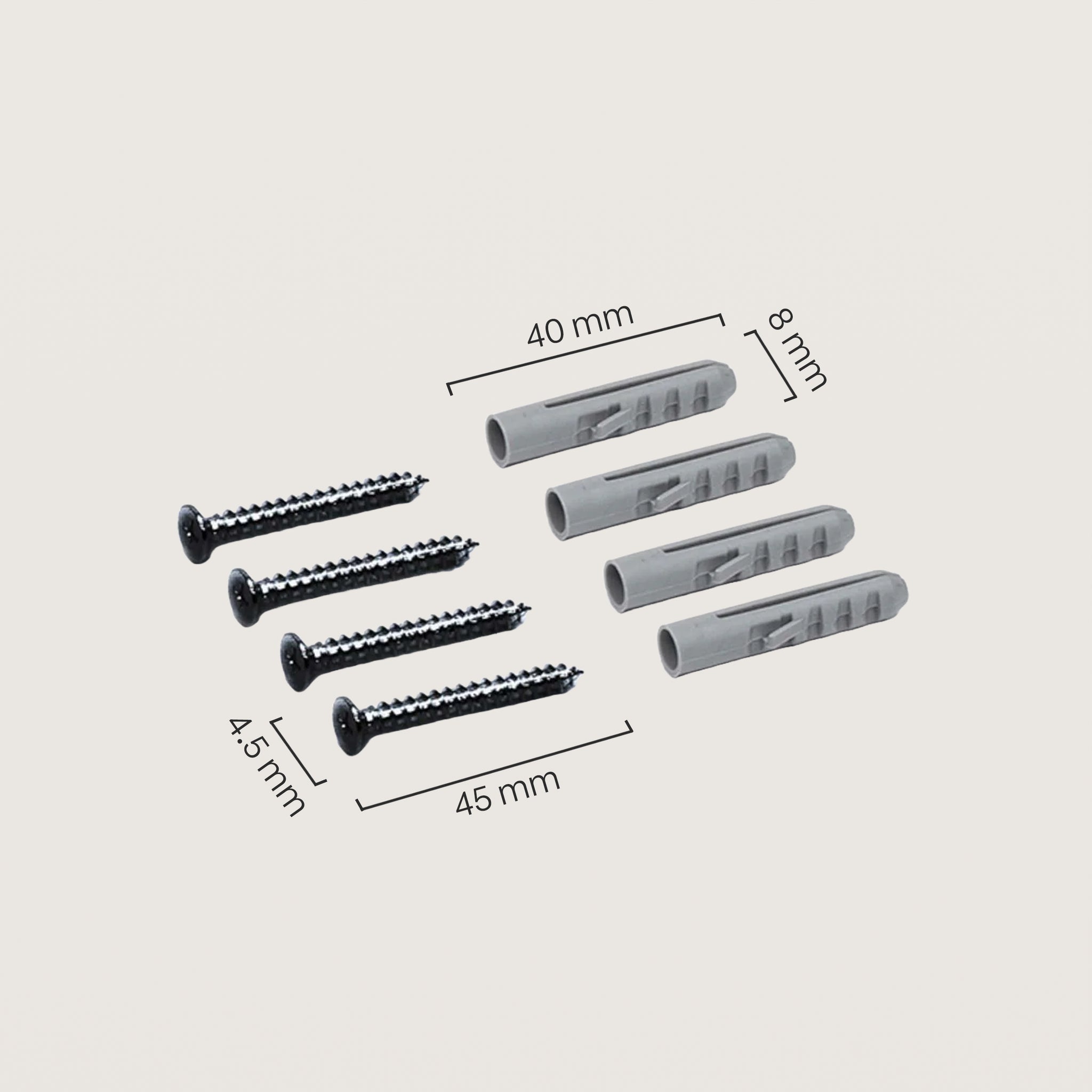 SCREWS SET – Black Screw